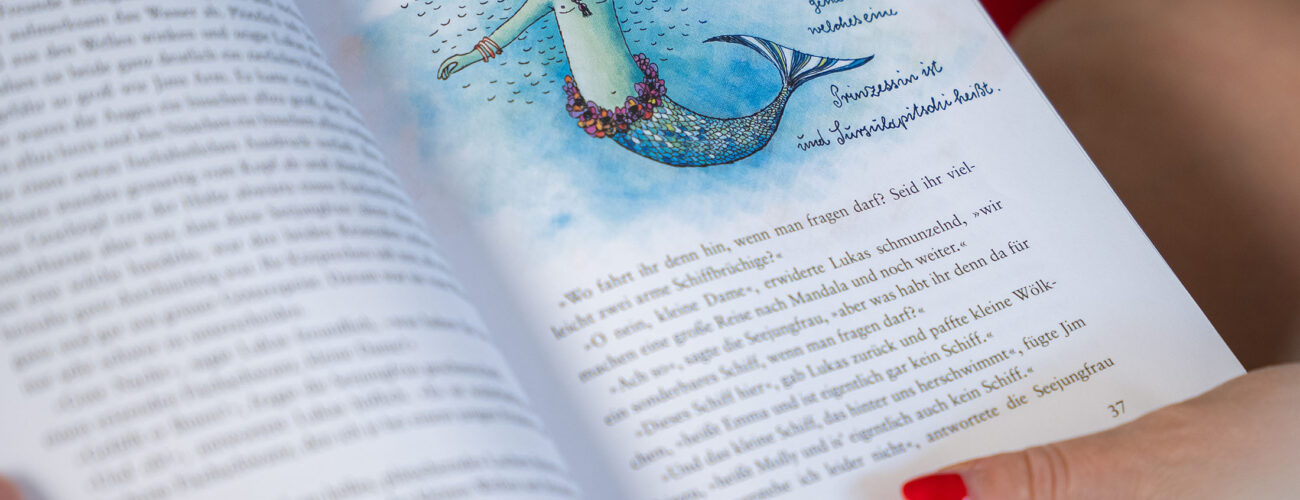 Ein Ausschnitt eines Buches mit Text und Bild